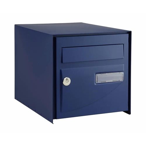 Boîte aux lettres simple face Decayeux Probat bleu RAL 5003
