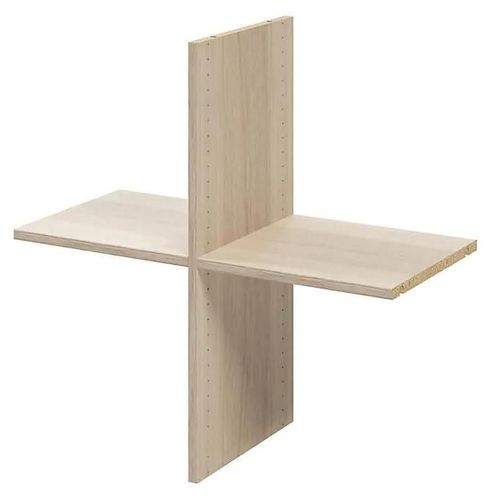 Croisillon pour étagère effet chêne GoodHome Atomia H. 71,4 x L. 71,4 x P. 33,2 cm