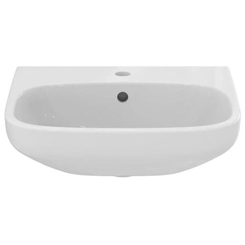Lavabo en porcelaine vitrifiée blanche l.50 x H.18 x P.44 cm, Ideal Standard