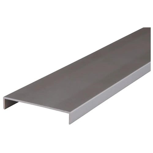 Nez de cloison aluminium alu 10 x 74 mm L.2,6 m