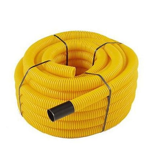 Gaine pour réseaux enterrés jaune Ø 50 mm x 25 m Fitt
