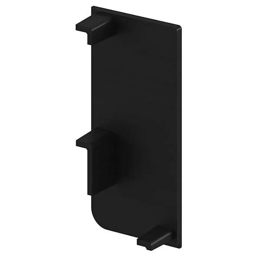 Lot de 2 embouts de rails pour plan de travail noir Caraway Innovo GoodHome