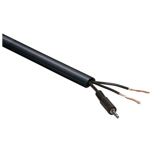 Goulotte décorative demi-ronde noire auto-adhésive D-Line 16 x 8 mm, 1 m