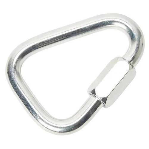 Maillon rapide delta en acier zingué ø12 mm