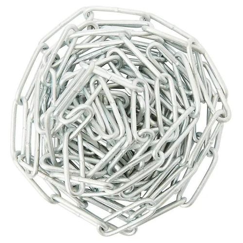 Chaîne droite maille longue Diall ø2 mm, 2.5 m