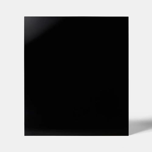 Fond de hotte en verre GoodHome Nashi noir l. 60 cm x H. 70 cm x Ép. 5 mm