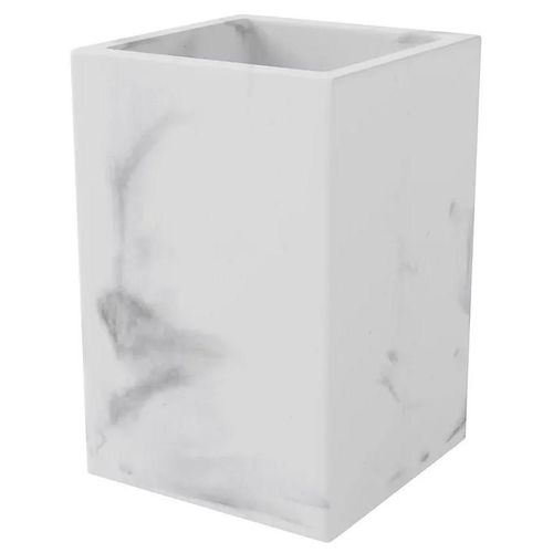 Gobelet GoodHome Elland en polyrésine coloris marbre Ø7,2 x H.10,5 cm