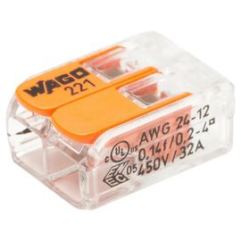 Borne de connexion Wago, 25 pièces de 2, 3 et 5 sorties