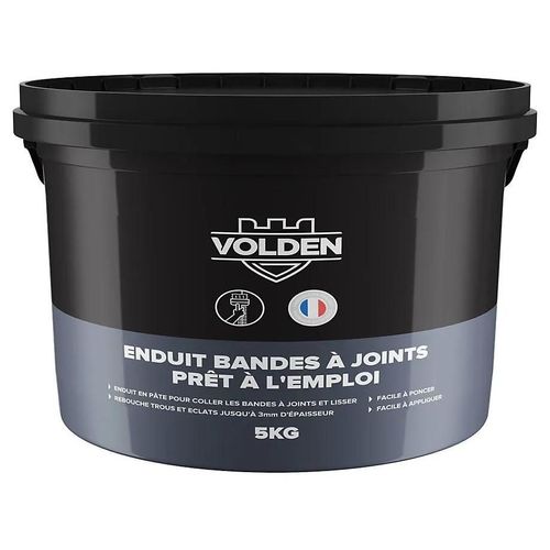 Enduit bande à joint en poudre prêt à l'emploi seau 5 Kg Volden