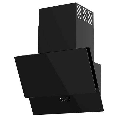 Hotte inclinée PlasmaSense GoodHome GHAG60 en verre noir