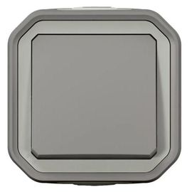 Bouton poussoir Legrand Plexo gris en saillie