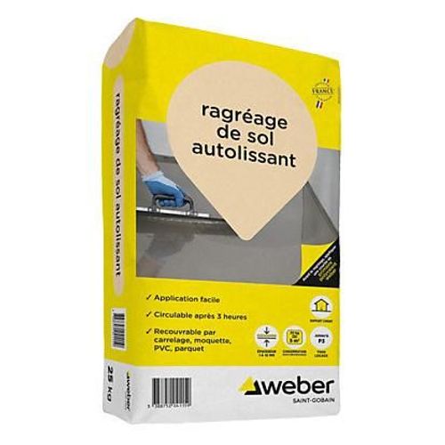 Ragréage de sol autolissant Weber 25kg