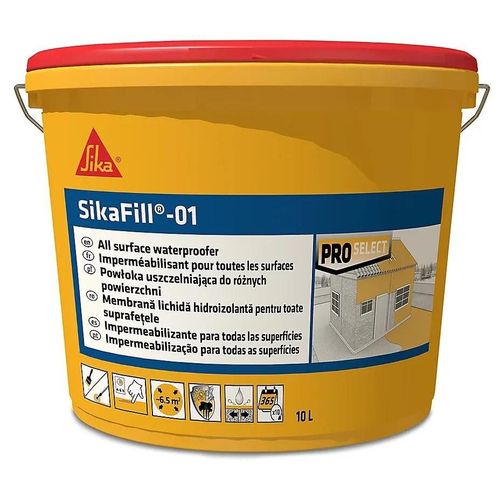 Imperméabilisant toutes surfaces gris Sikafill-01 Sika 10 L