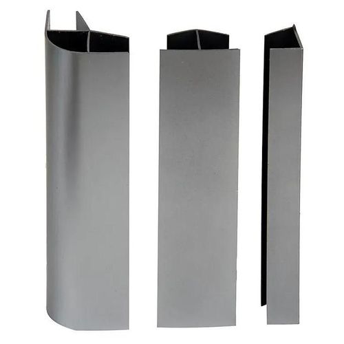 Kit de raccords de plinthe de cuisine (2AG + 2H + 2U) Nordlinger 16/19 mm, gris