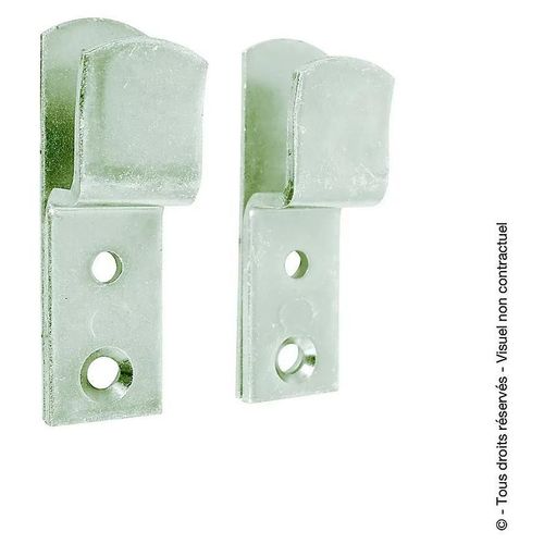 2 supports simples Afbat pour barre de sécurité de volets