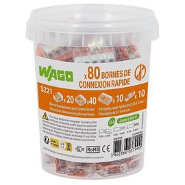 Pot de 80 bornes S221 et S221 InLine Wago