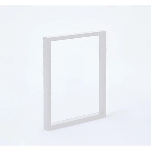 Pied de table rectangulaire Mottez en acier blanc H. 110 cm