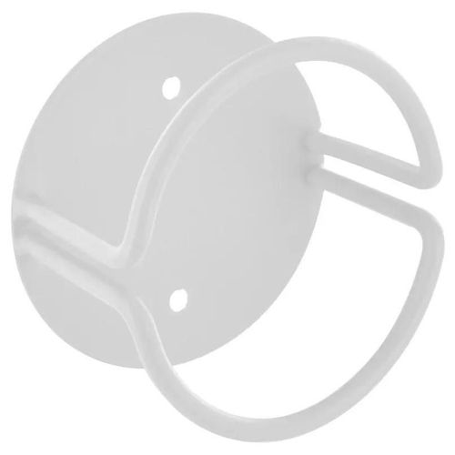 Patère murale 1 tête filaire rond N°3 Cime métal blanc