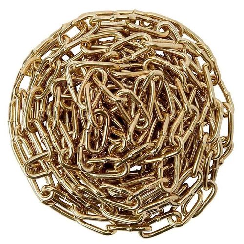 Chaîne droite en laiton Diall ø2 mm, 2.5 m