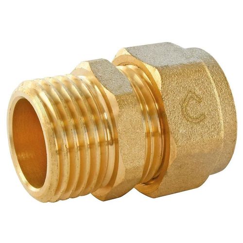 Raccord droit mâle PER à compression Ø16 - Femelle 12/17 (3/8")