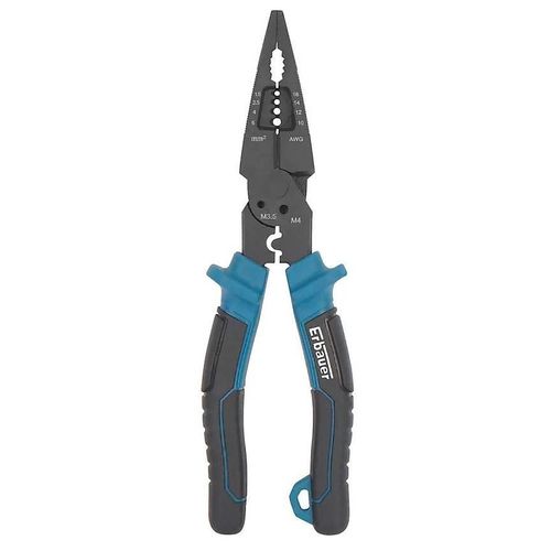 Pince à bec long multifonction Erbauer à ouverture max 44 mm x l.200 mm