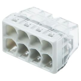 10 mini bornes automatiques 8 entrées Wago (2273) 0,5 - 2,5 mm²