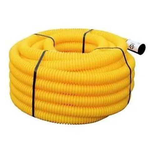 Gaine pour réseaux enterrés jaune Ø 40 mm x 25 m Fitt