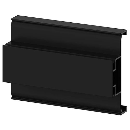 Rail central de colonne noir H. 237 cm Caraway Innovo GoodHome