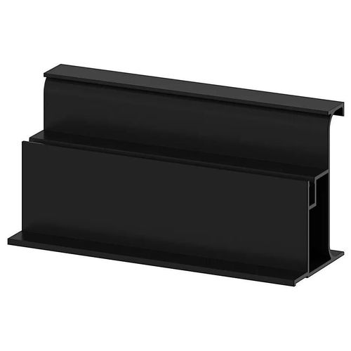 Rail d'extrémité de colonne noir H. 237 cm Caraway Innovo GoodHome