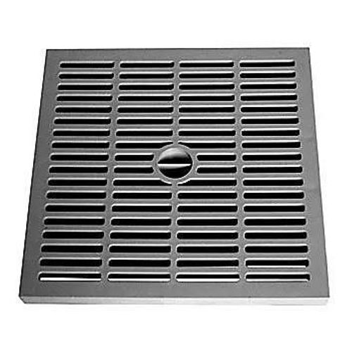 Grille de sol grise 200 x 200 mm Fitt