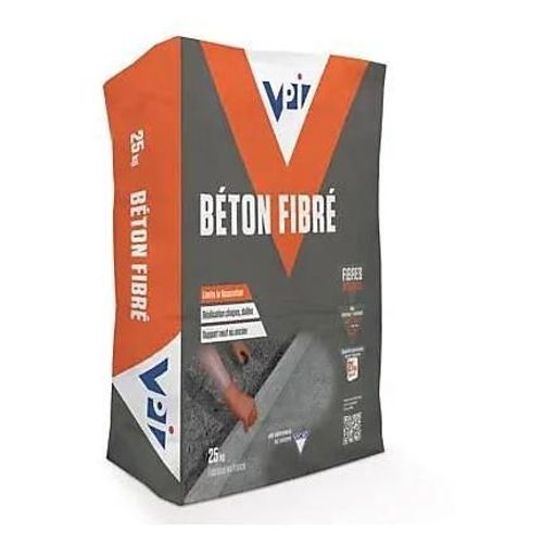 Béton fibré VPI 25kg intérieur et extérieur