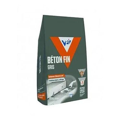 Béton fin gris 15kg VPI fondations légères