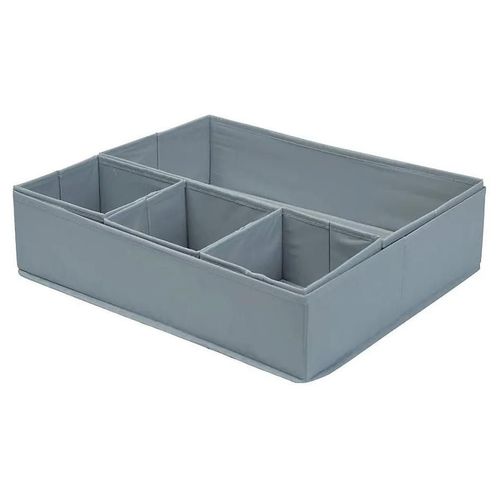 Séparateur de tiroir Pratik gris 48 cm, 5 pièces