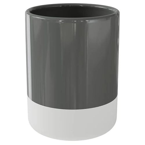 Gobelet Koros blanc et anthracite GoodHome