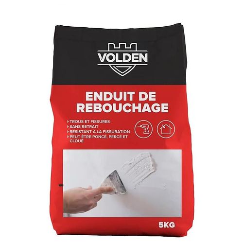Enduit de rebouchage en poudre 5 Kg Volden