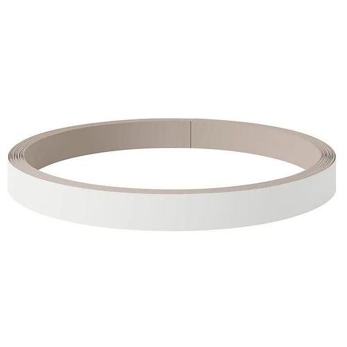 Bande de chant pour joue de finition GoodHome Stevia et Garcinia Blanc Ep. 0.6 mm x L. 10 m