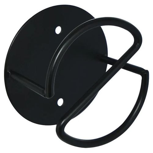 Patère murale 1 tête filaire rond N°1 Cime métal noir