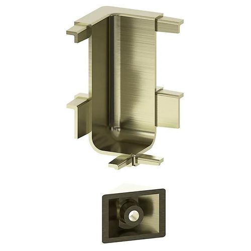 Angle intérieur pour rail de plan de travail laiton Caraway Innovo GoodHome