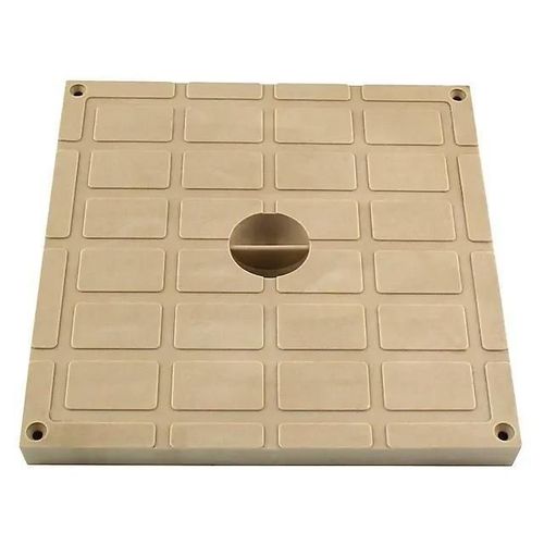 Tampon auto-piéton sable 200 x 200 mm Fitt