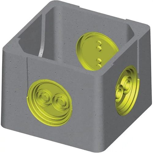 Boîte béton à opercules Epers 30 x 30 cm