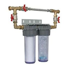 Combiné anti tartre Dualofiltre Super 2 + accessoires + Bypass