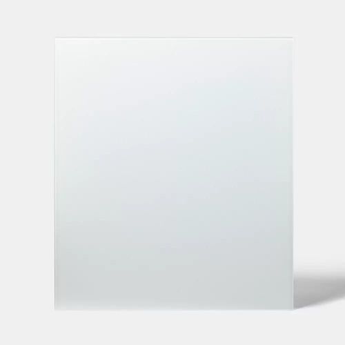 Fond de hotte en verre blanc GoodHome Nashi l. 90 cm x H. 70 cm x ép. 5 mm
