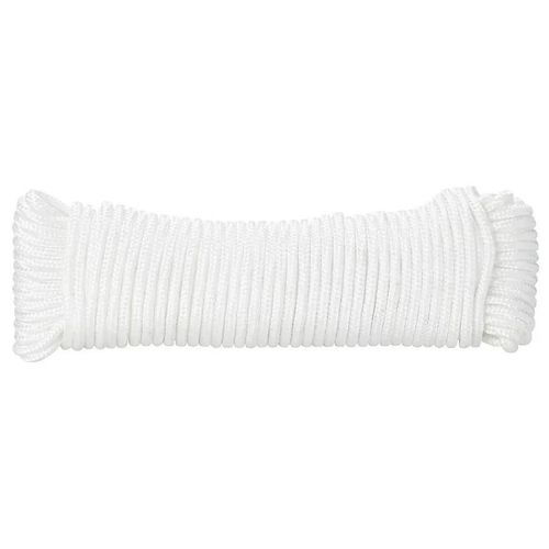 Corde tressée en polypropylène blanche DIALL ø4 mm, 10 m