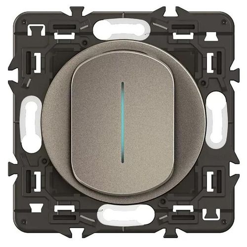 Interrupteur va-et-vient avec témoin Legrand Céliane 10A titanium