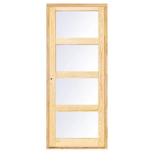 Bloc-porte Connemara pin vitré H.204 x l.93 cm, poussant droit