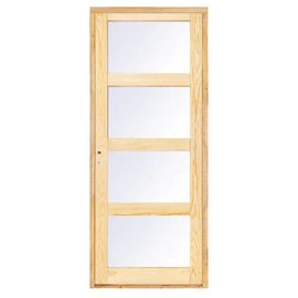 Bloc-porte Connemara pin vitré H.204 x l.93 cm, poussant droit