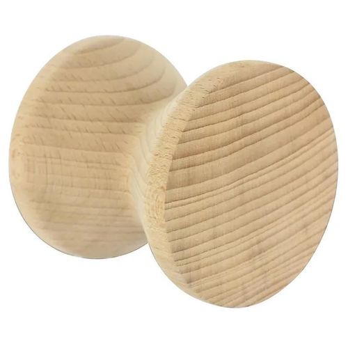 Patère murale 1 tête rond Scandy5 Cime bois hêtre