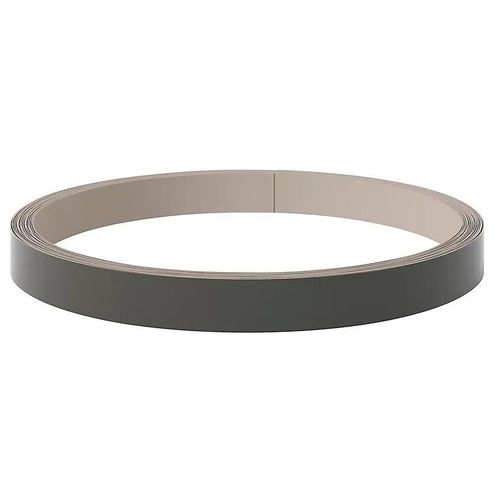 Bande de chant pour joue de finition GoodHome Stevia et Garcinia Gris anthracite Ep. 0.6 mm x L. 10 m