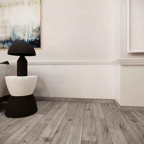 Lot de 4 plinthes Vintage oak gris 8 x 45 cm GoodHome