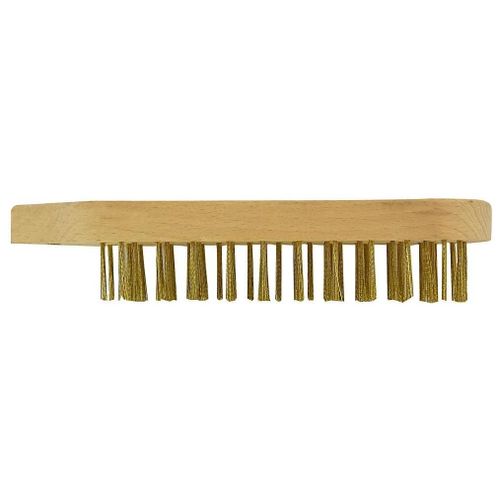 Brosse de décapage violon Tivoly fil acier laitonné